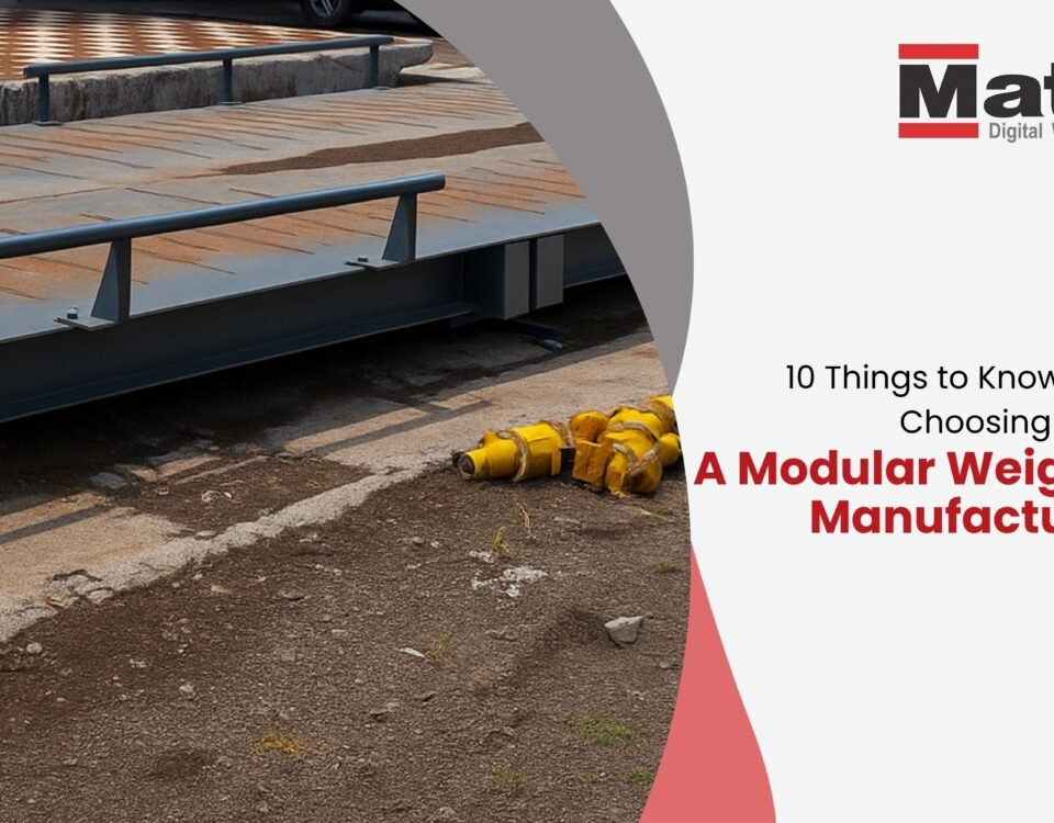 10 Things to Know Before Choosing a Modular Weighbridge Manufacturer